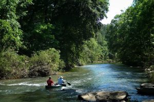 Couple Enjoys A Relaxing Day On The Cahaba River